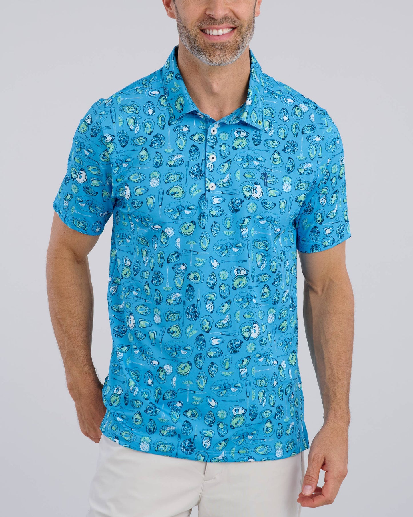 Zero Shucks Given Polo: Lt. Blue / M