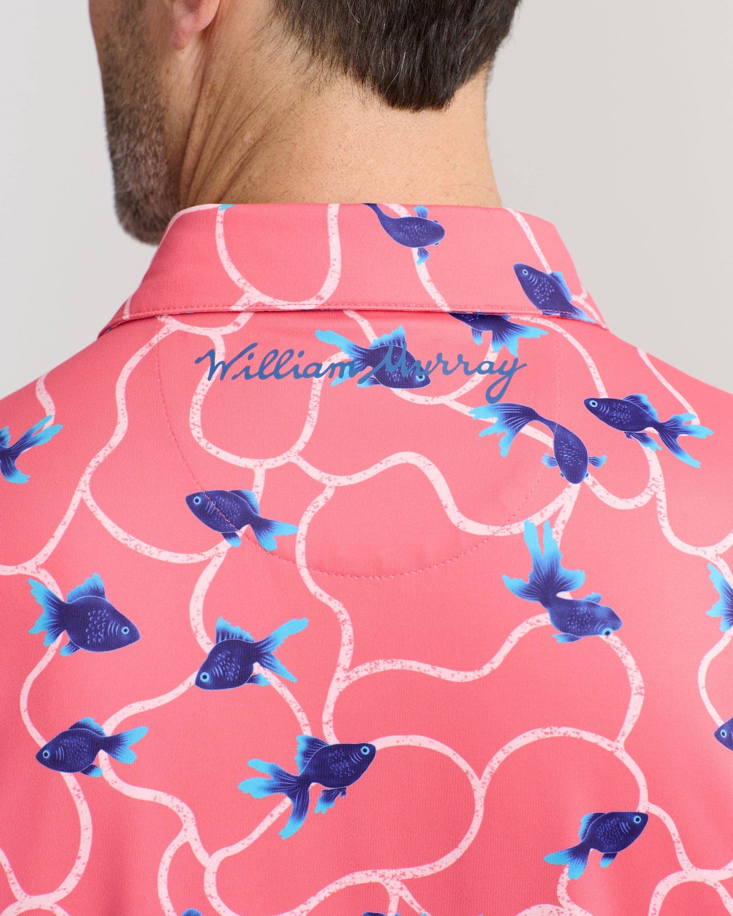 Fish Food Men's Polo: Antique Red / L