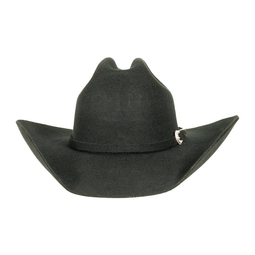 Black Cattleman Wool Felt Western Cowboy Hat