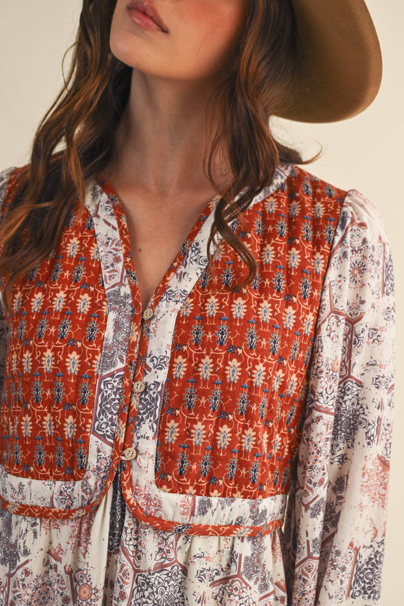 Quilted Vest Midi Dress