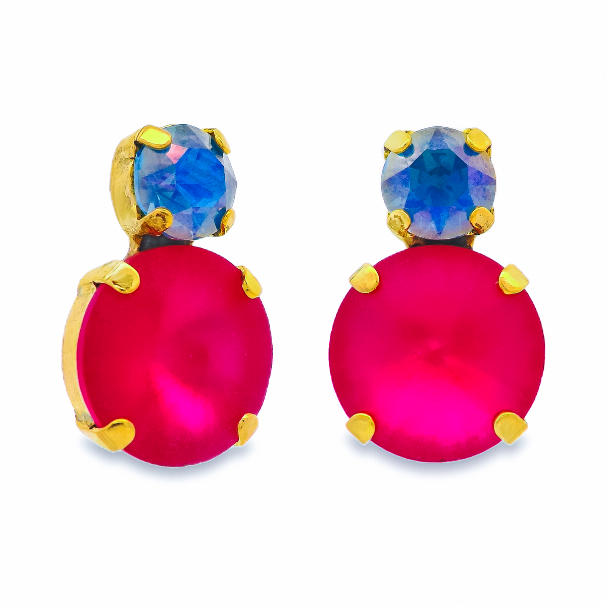 Baby Maegan Earrings in Candy Crush: Fuchsia Matt