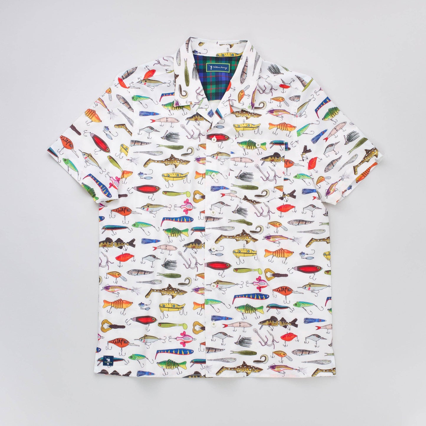 Bait & Switch Vacation Short-Sleeve Button Down: White