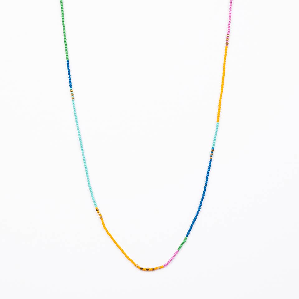 Beaded Stretch Necklace /Wrap Bracelet