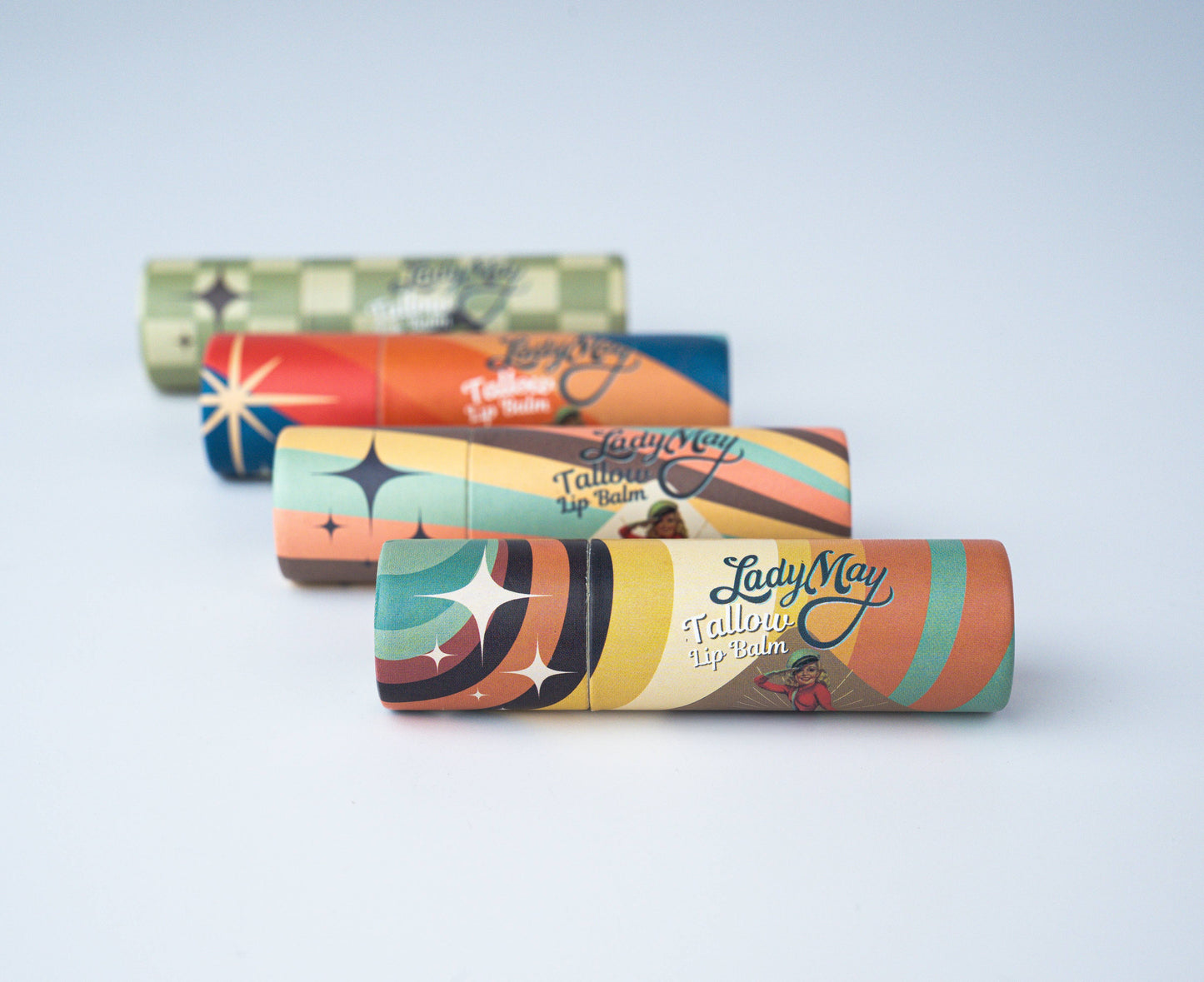 Tallow Lip Balm - Natural Beef Tallow Lip Moisturizer with Beeswax & Jojoba Oil: Vanilla Bean