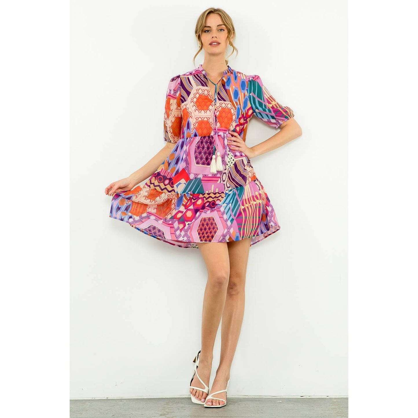 Honeycomb Jewel Dress
