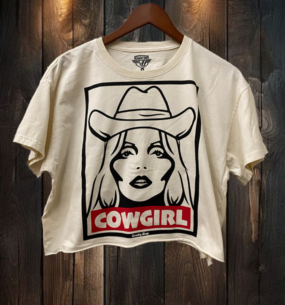 Cowgirl 90's Throwback Cropped Top