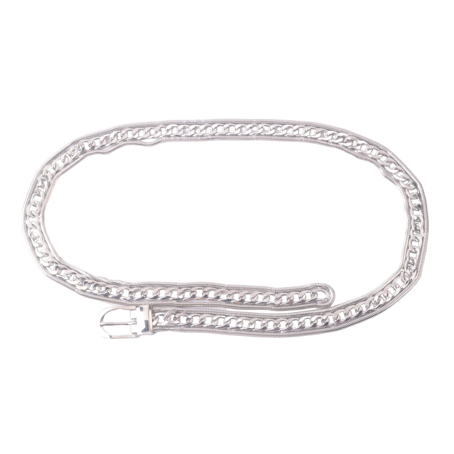 Gold Hardware with Buckle Chain Belt