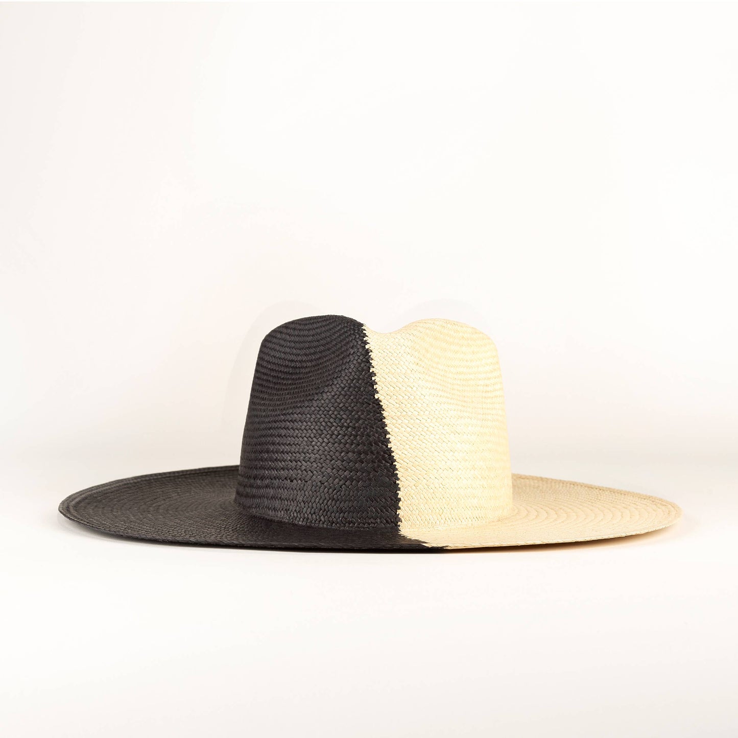 Sombra Black Two Tone, Resort Style Panama Hat