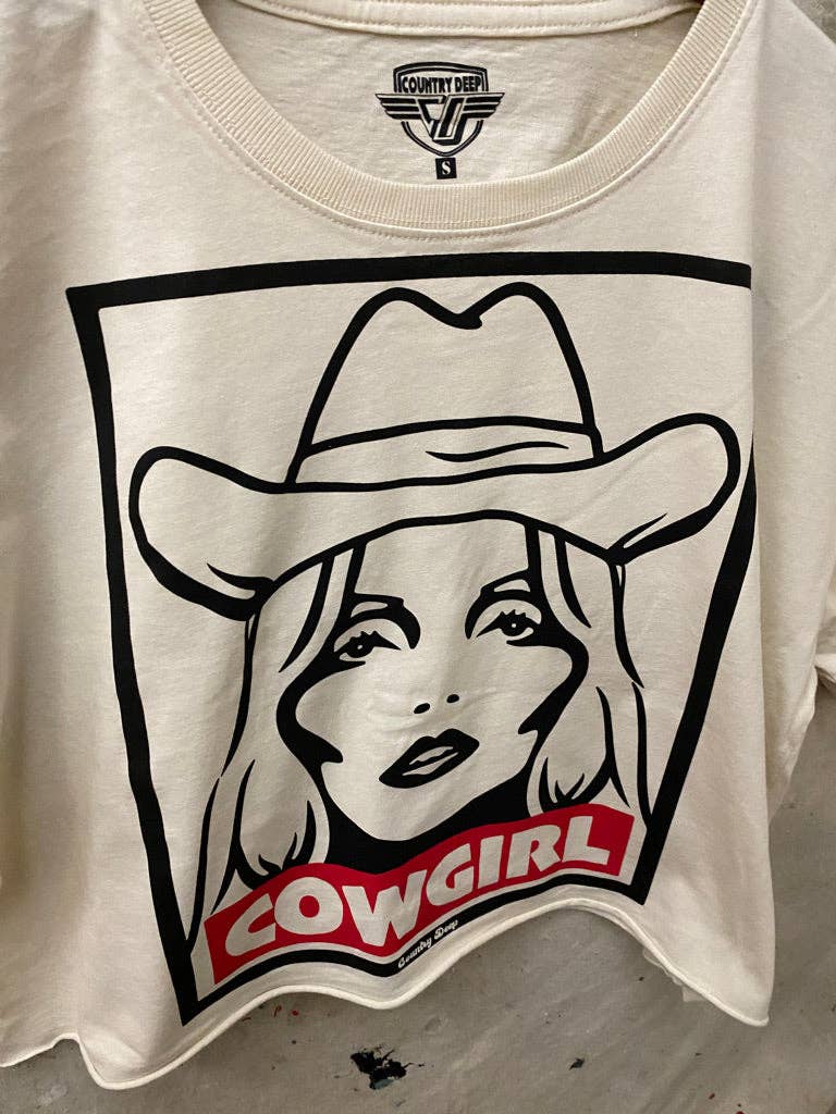 Cowgirl 90's Throwback Cropped Top