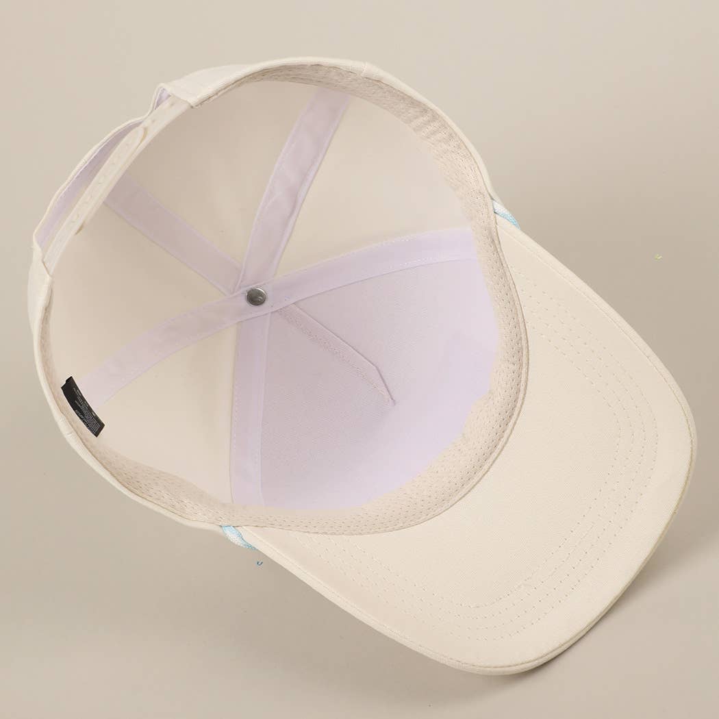 Made in the USA Embroidery Patch Trucker Hat: MULTI / ONE SIZE