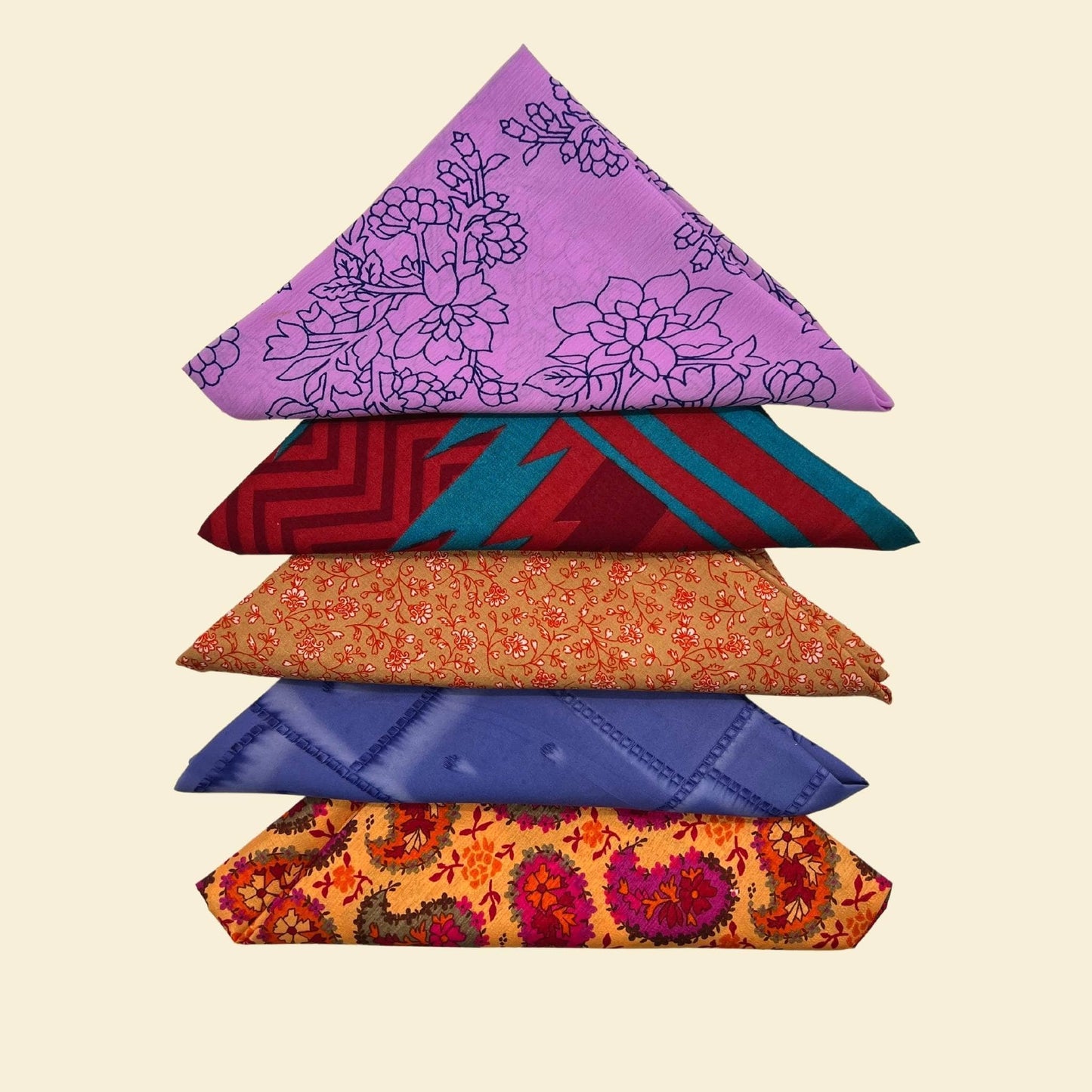 Sari Silk Hair Scarf: 28"