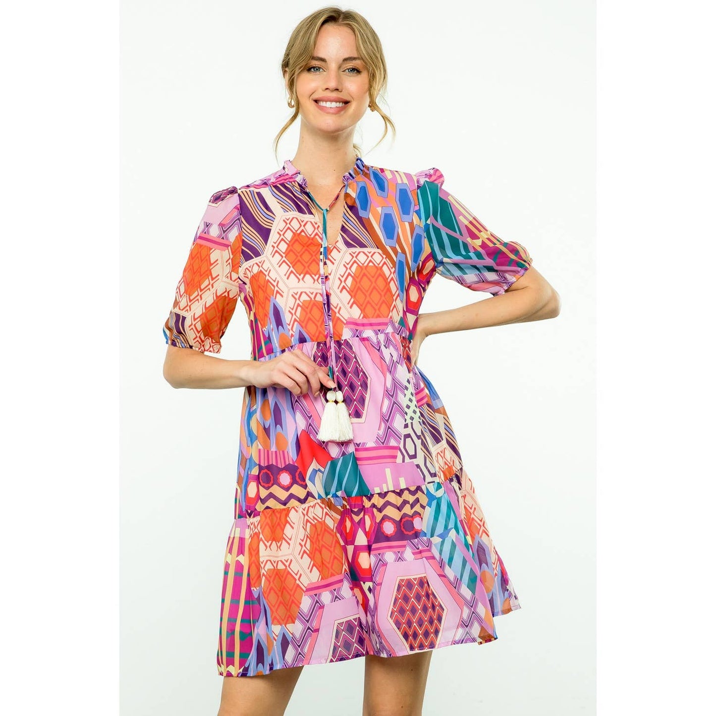Honeycomb Jewel Dress