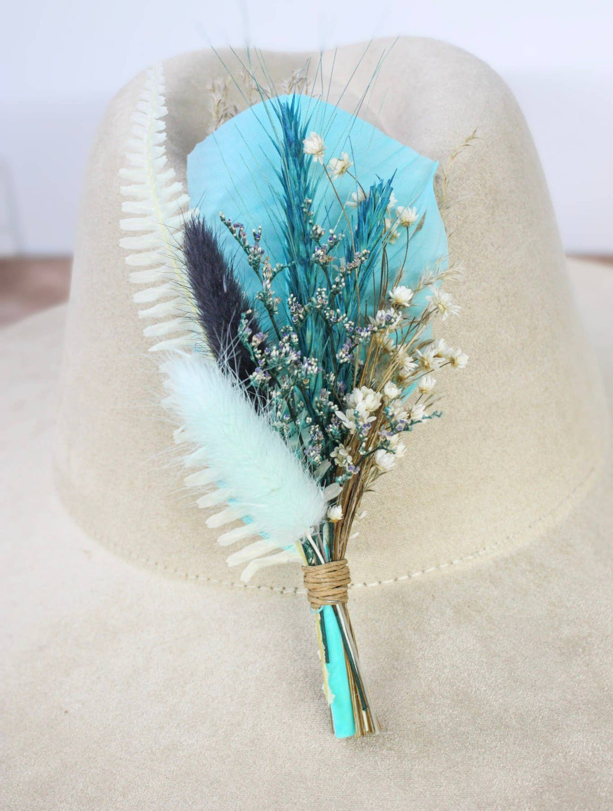 Florals and Feathers Classic BrimBud Hat Pin