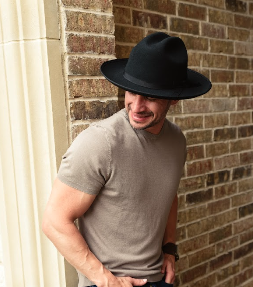 Wool Felt Open Road Fedora Hat - Style Dead End: Black