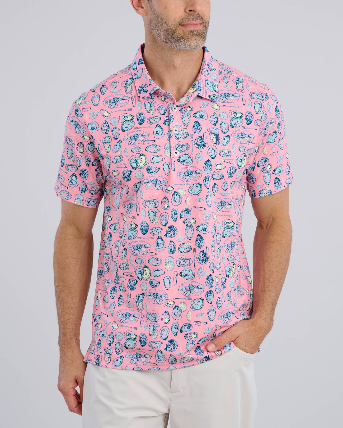 Zero Shucks Given Polo: Lt. Blue / M