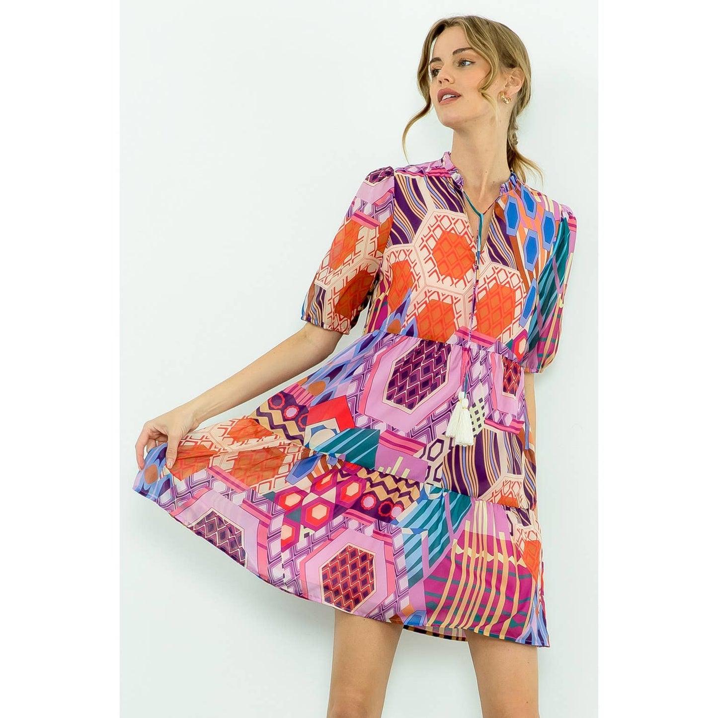 Honeycomb Jewel Dress