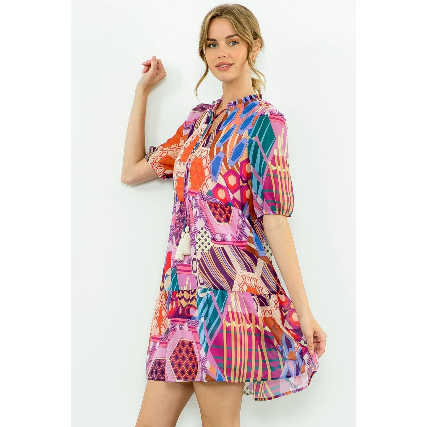 Honeycomb Jewel Dress