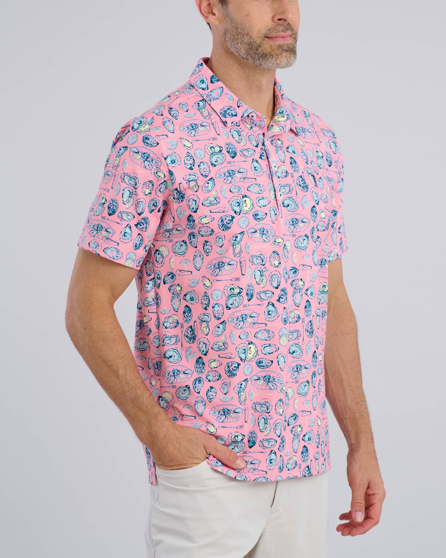 Zero Shucks Given Polo: Lt. Blue / M