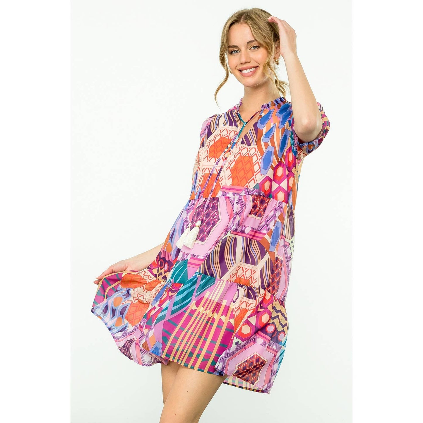 Honeycomb Jewel Dress