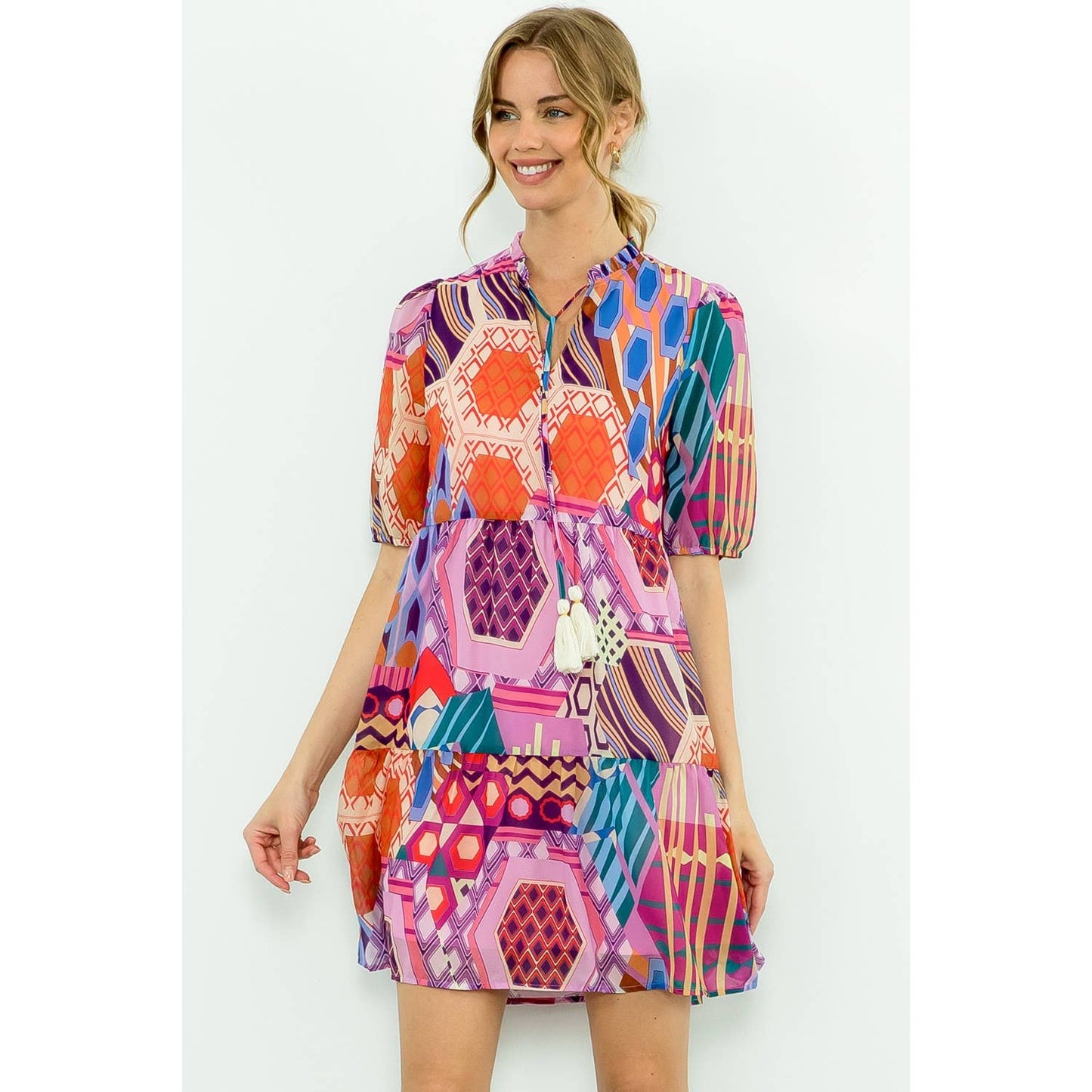 Honeycomb Jewel Dress