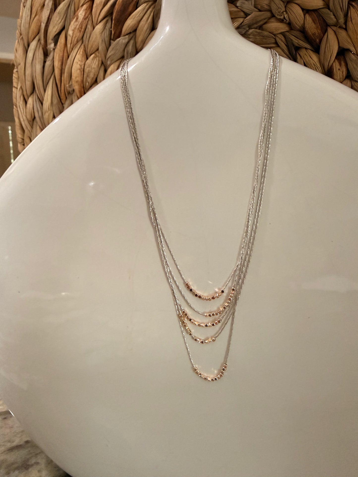 Micro Chain Layered Necklace