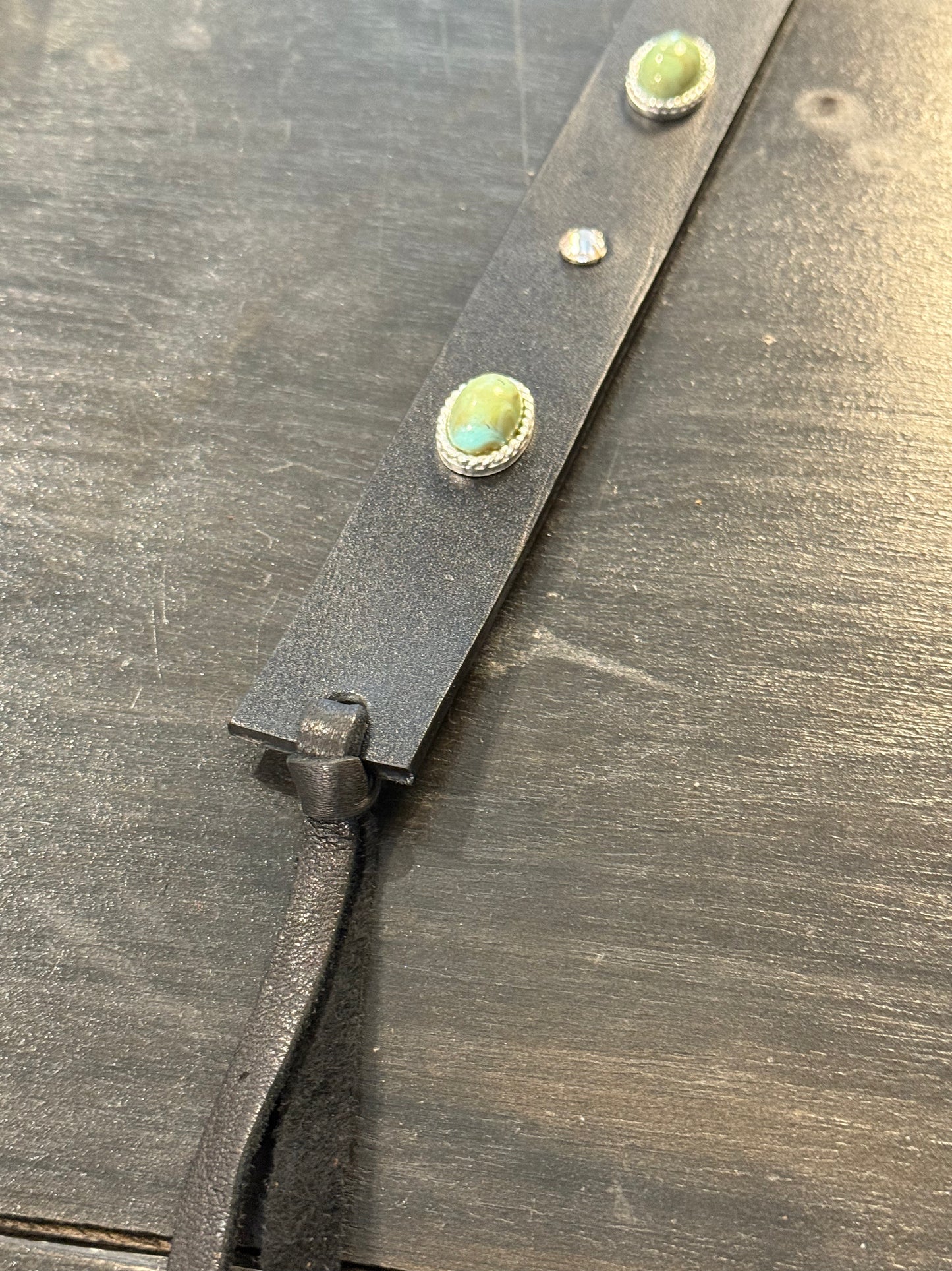 LC-31 Turq & Crystal Hat Belt