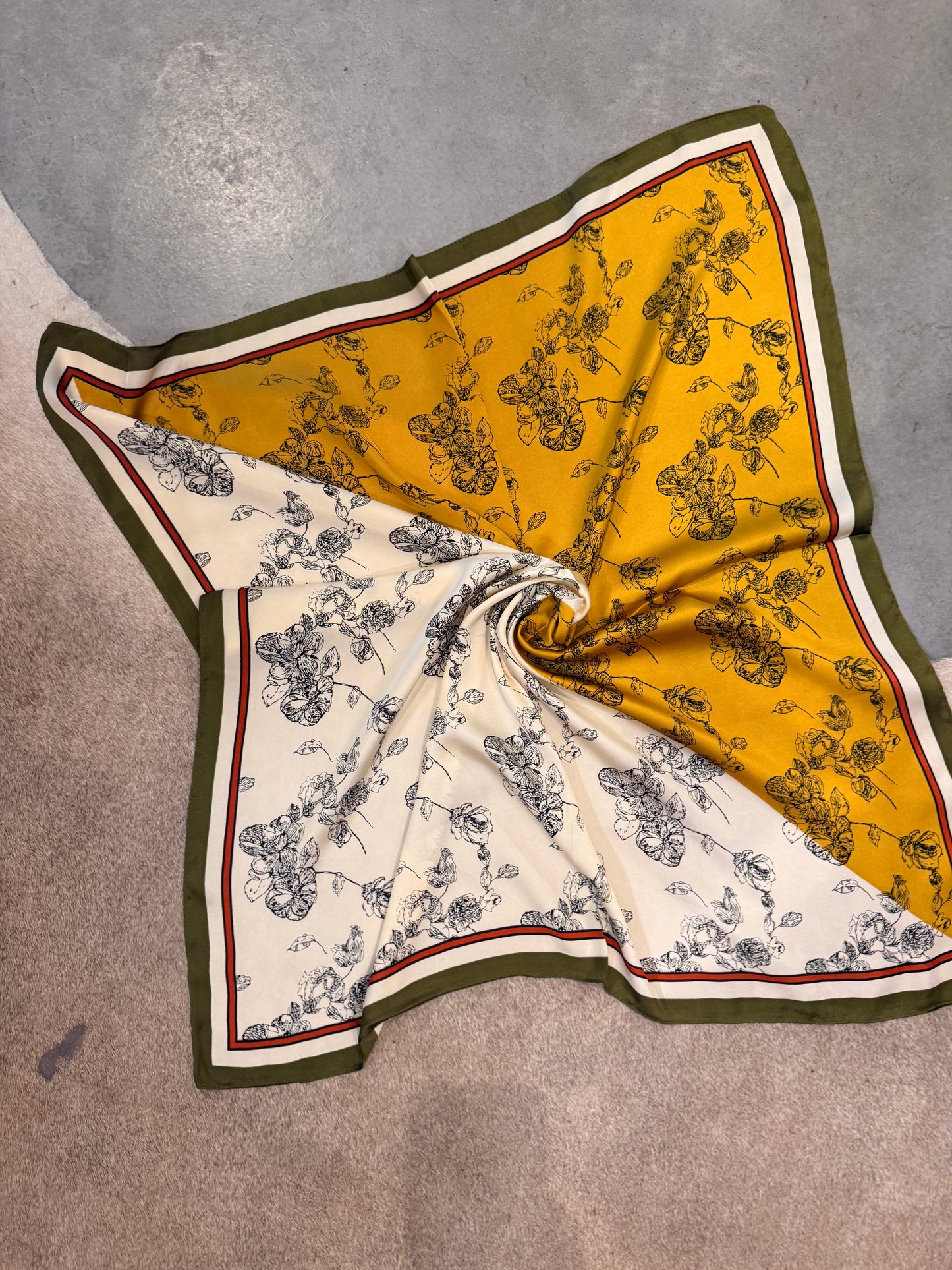 Golden Hour Garden Scarf