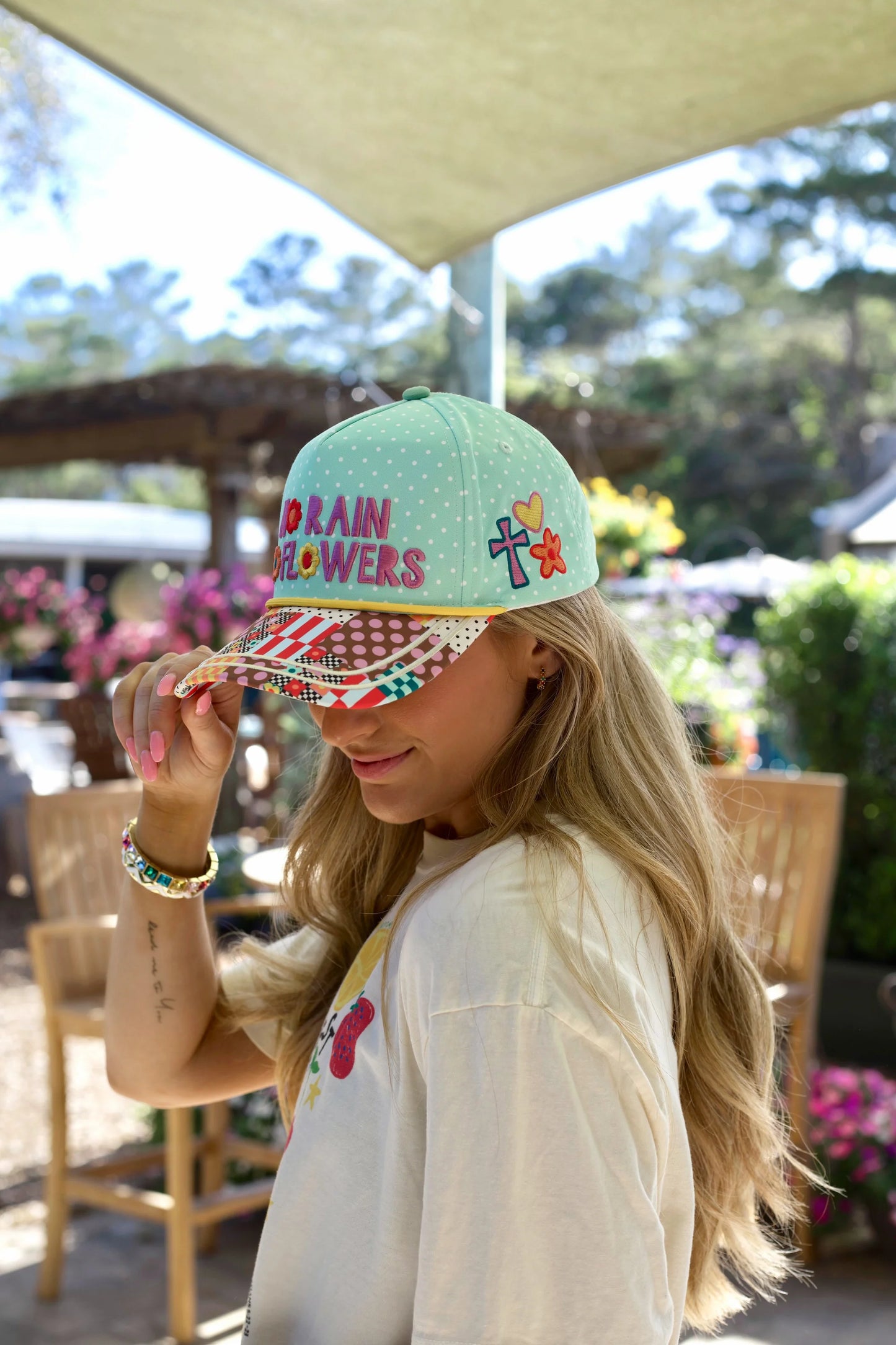 No Rain No Flowers Hat