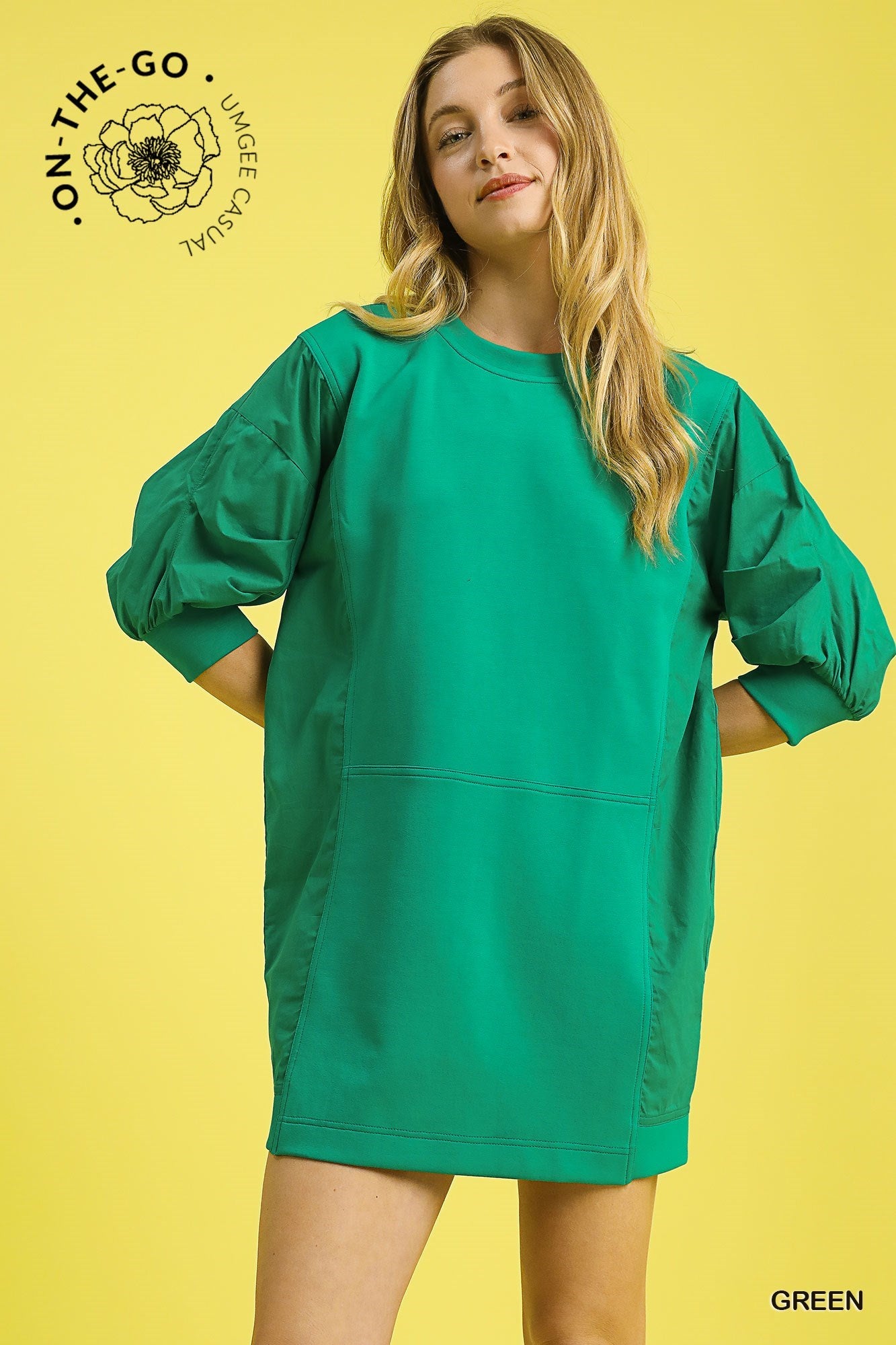Green Athleisure Dress