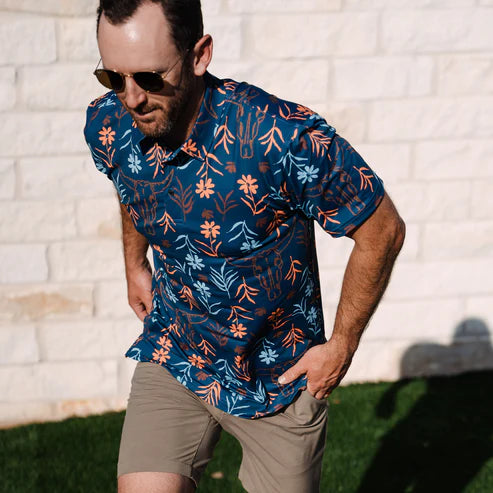 Skulls and Daisies Polo