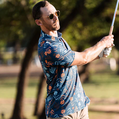 Skulls and Daisies Polo