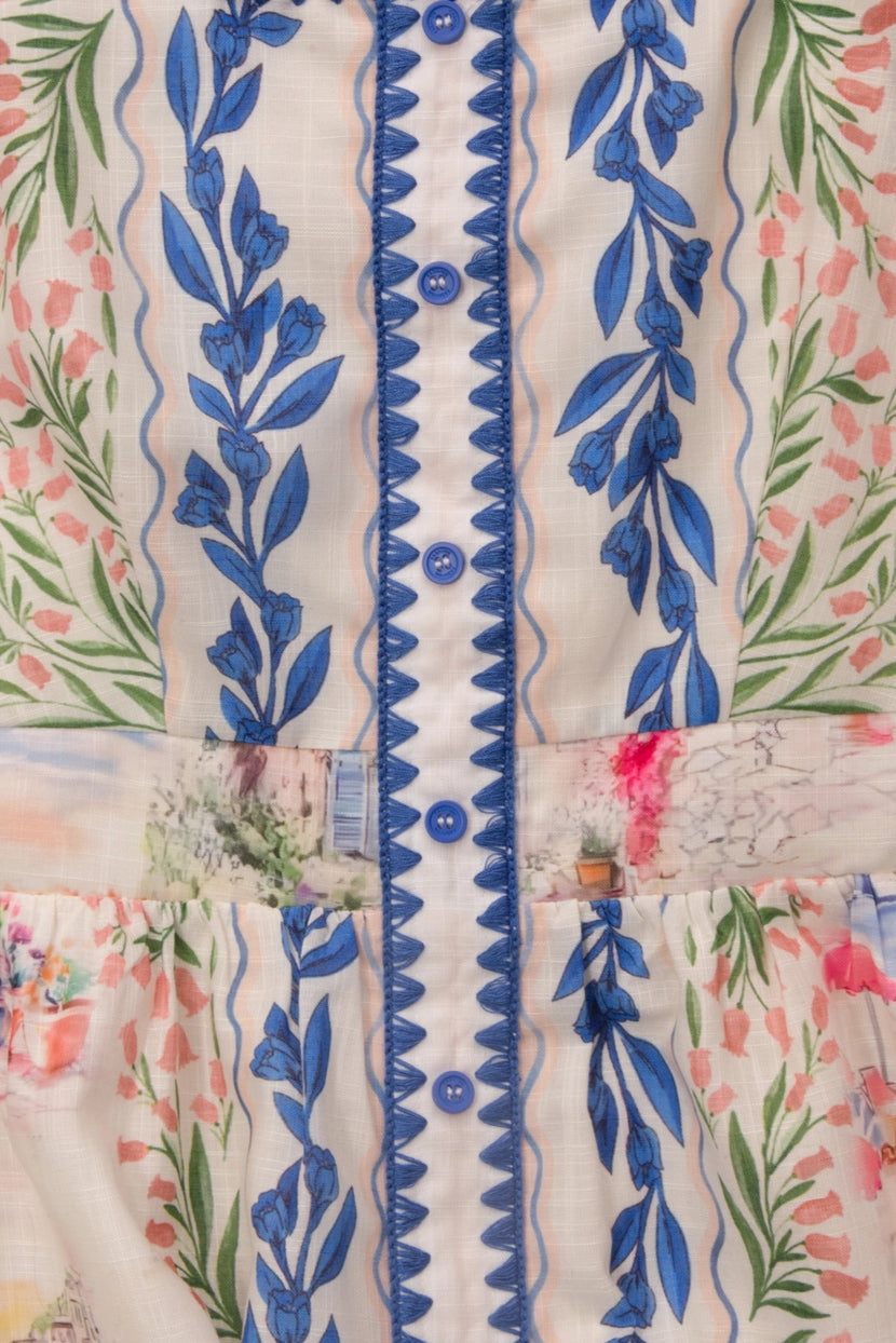 European Scene Mini Dress