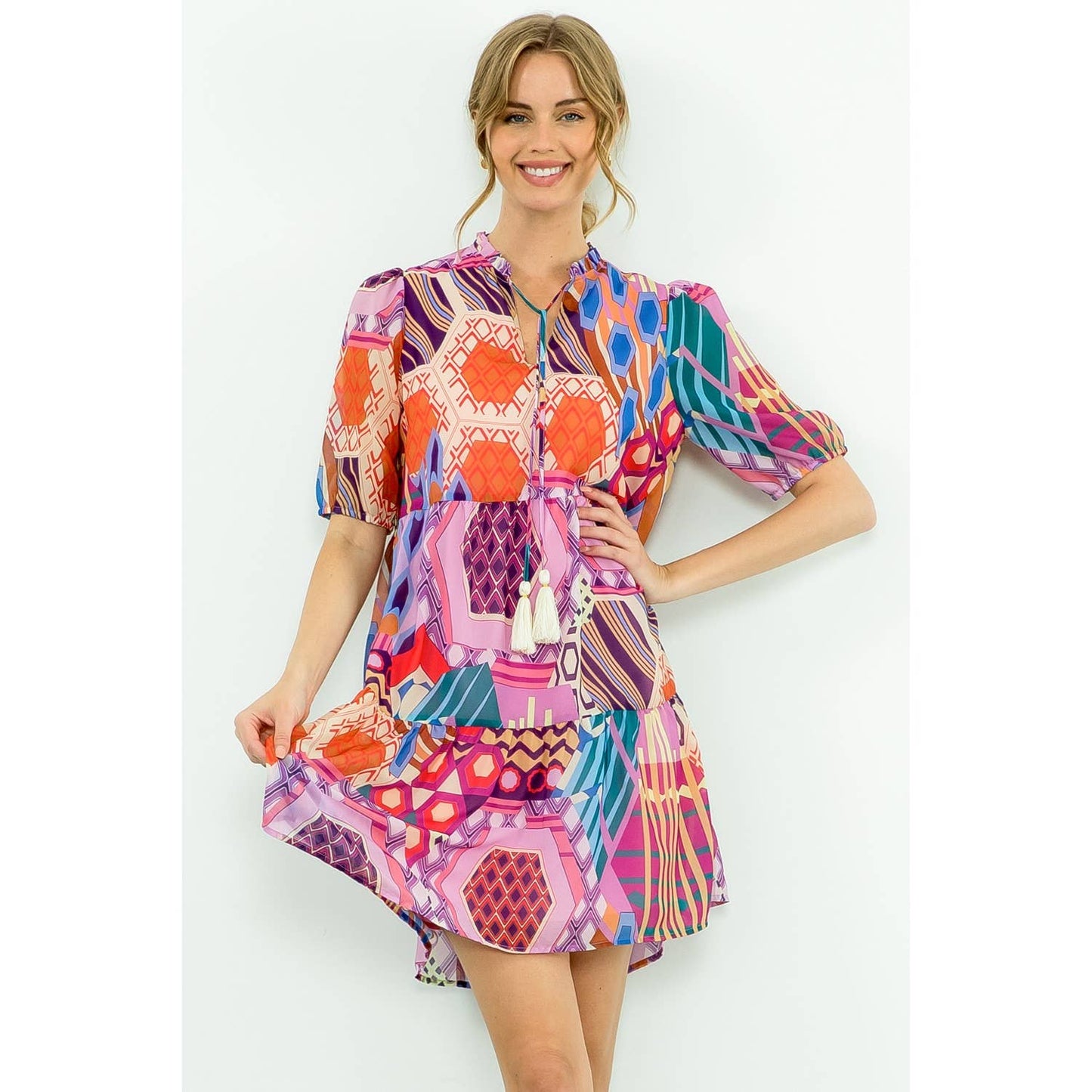 Honeycomb Jewel Dress