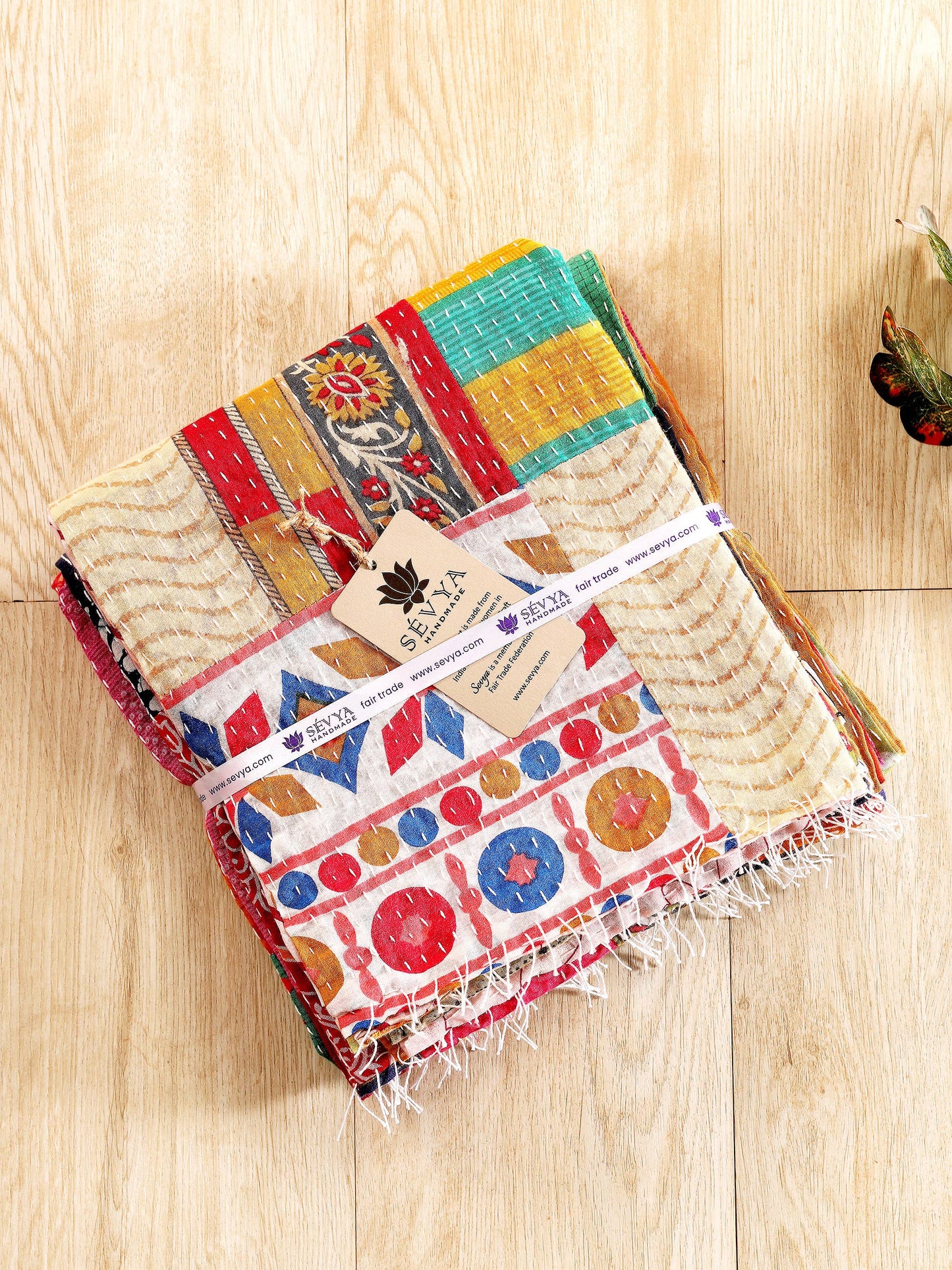 Patchwork Kantha Scarves