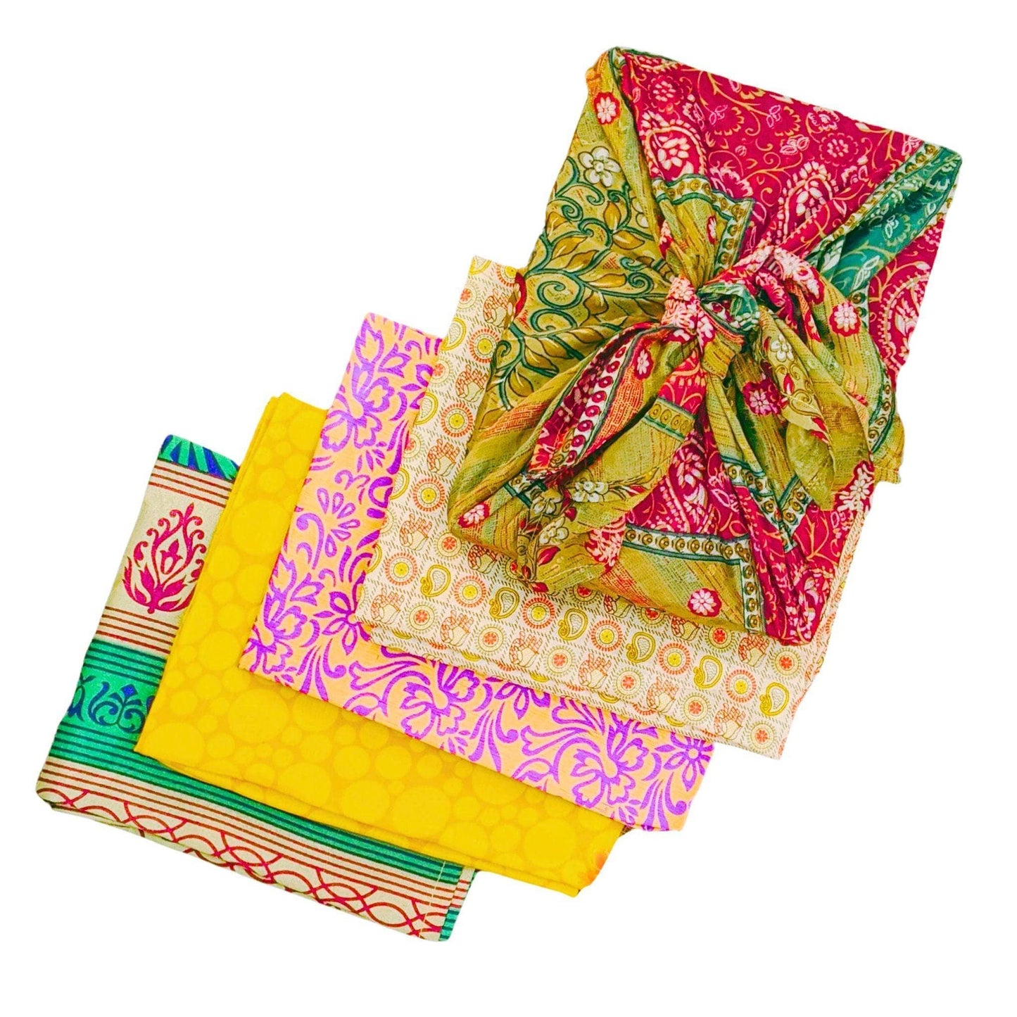 Sari Silk Hair Scarf: 28"