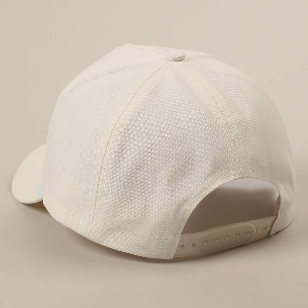 Made in the USA Embroidery Patch Trucker Hat: MULTI / ONE SIZE
