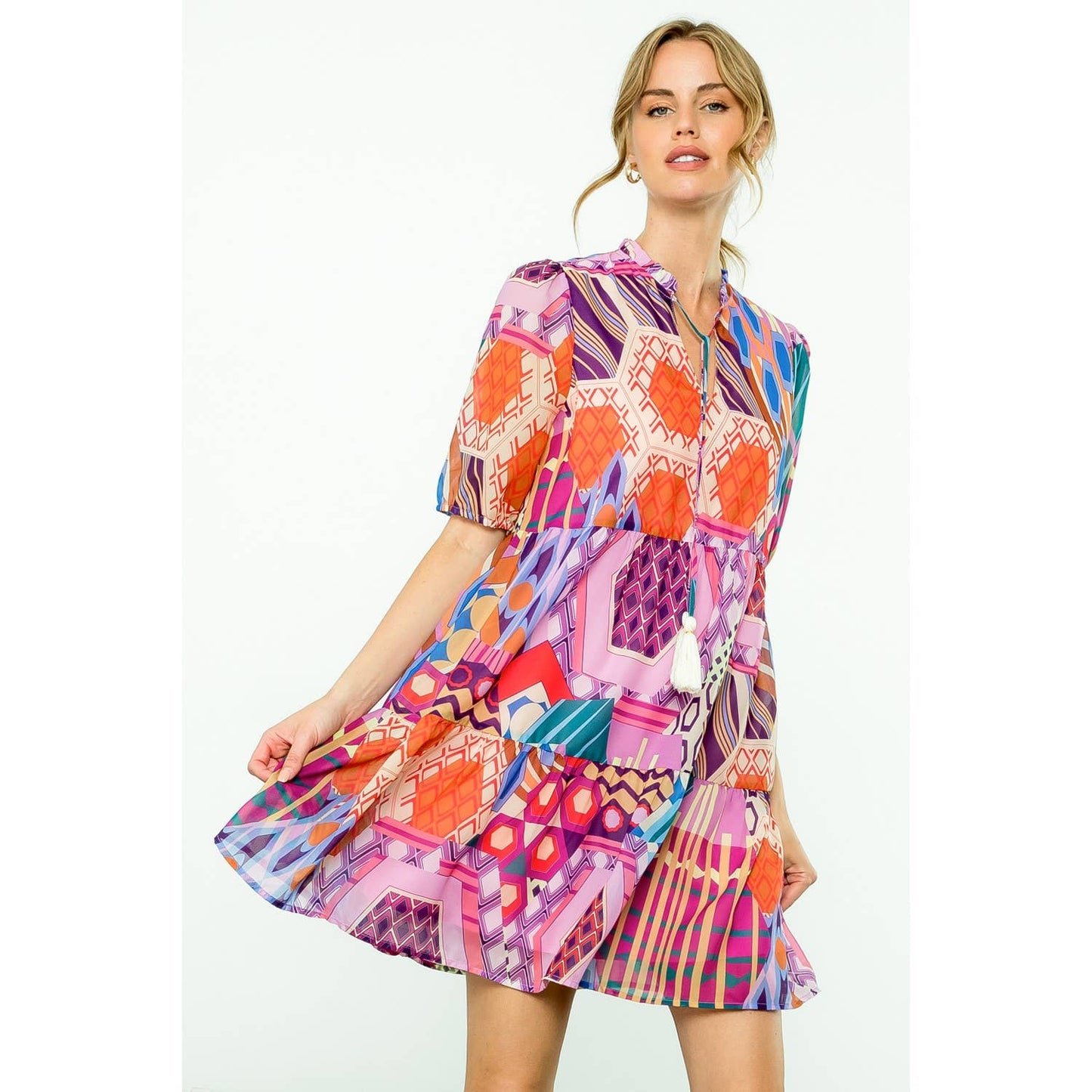 Honeycomb Jewel Dress