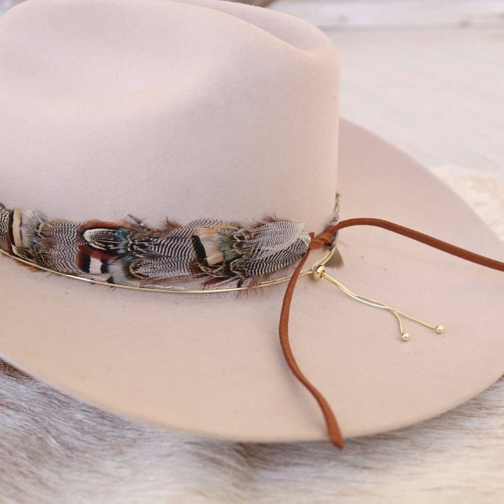 Gold Plated Snake Chain HatBand