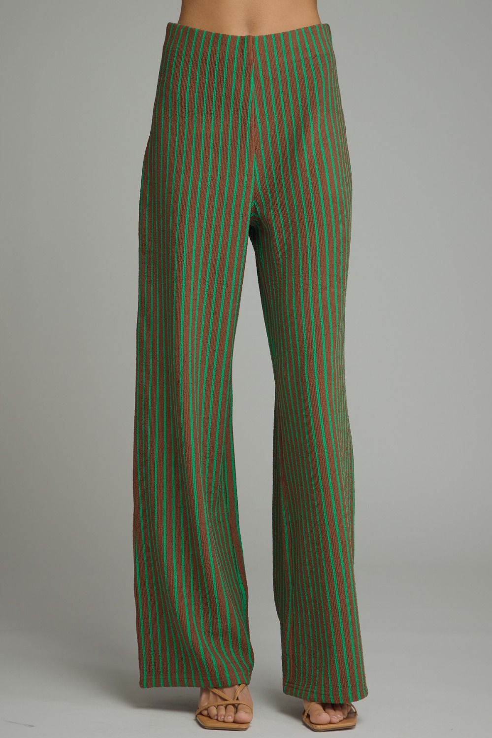 Brown and Green Stripe Pants (part of a set)