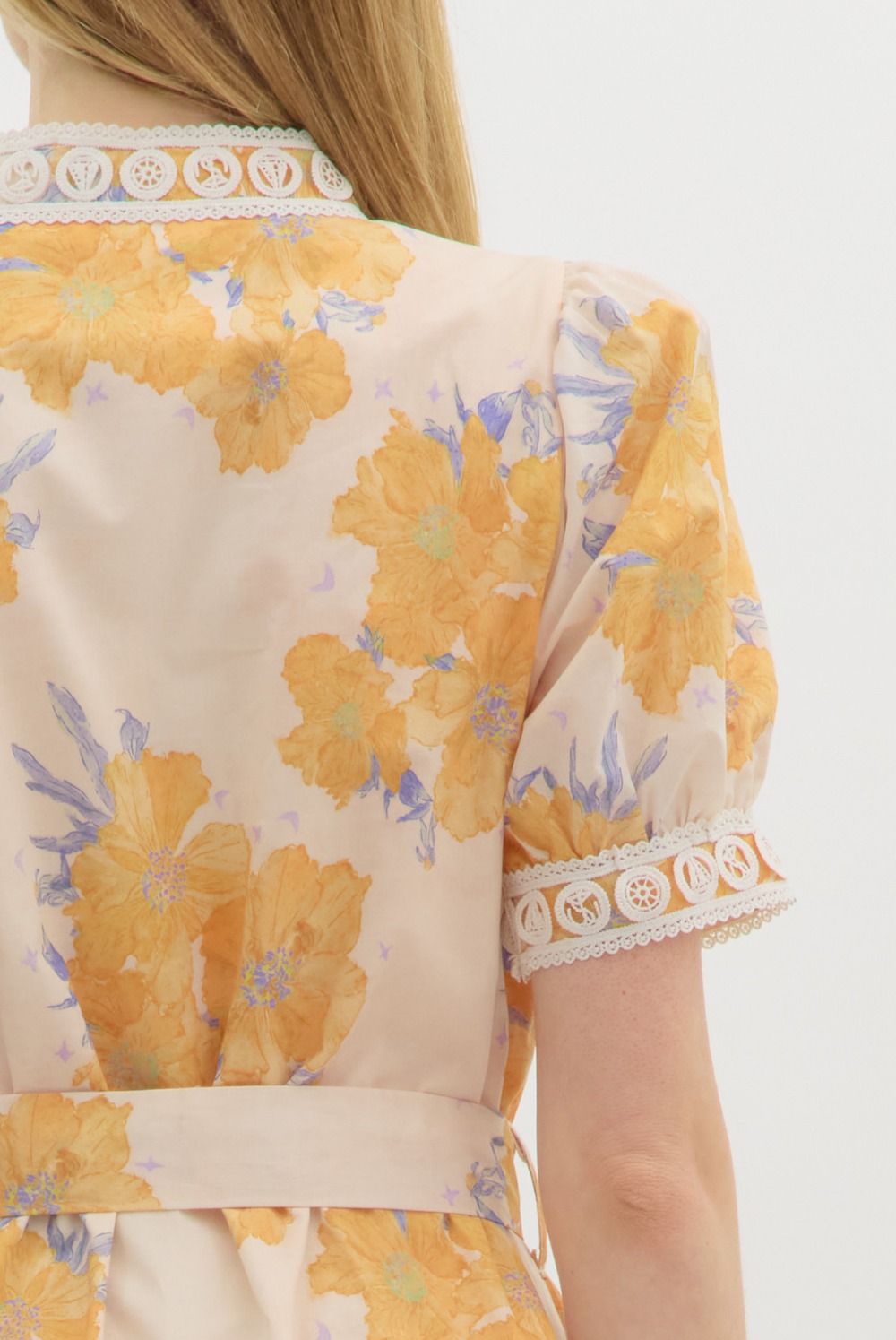 Marigold Medallion Mini Dress