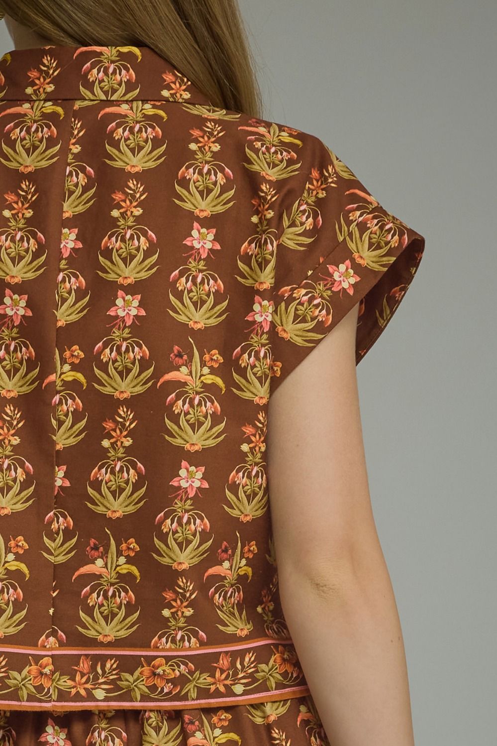 Golden Hour Floral Top (part of a set)
