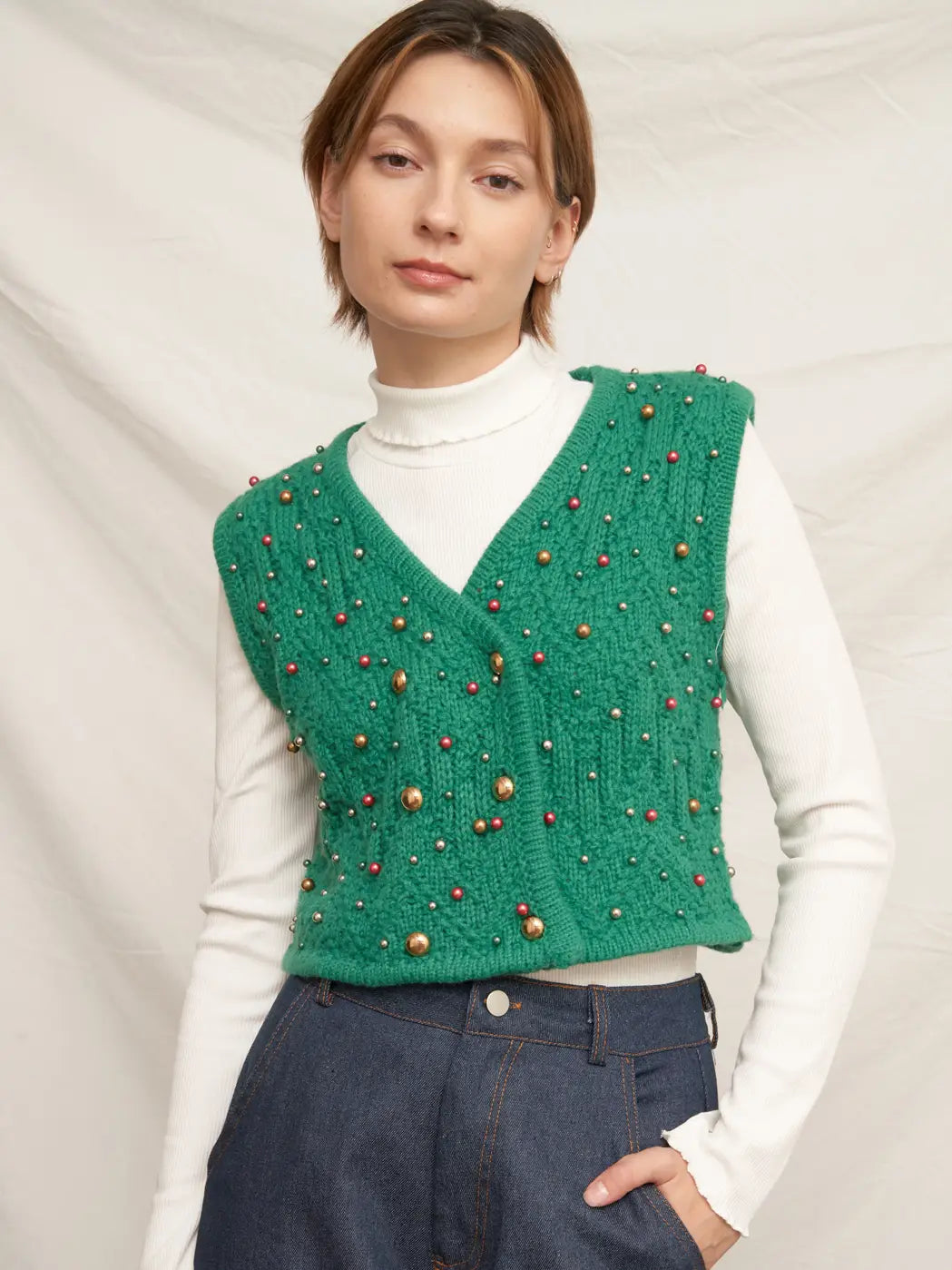 Christmas Tree Sweater Vest