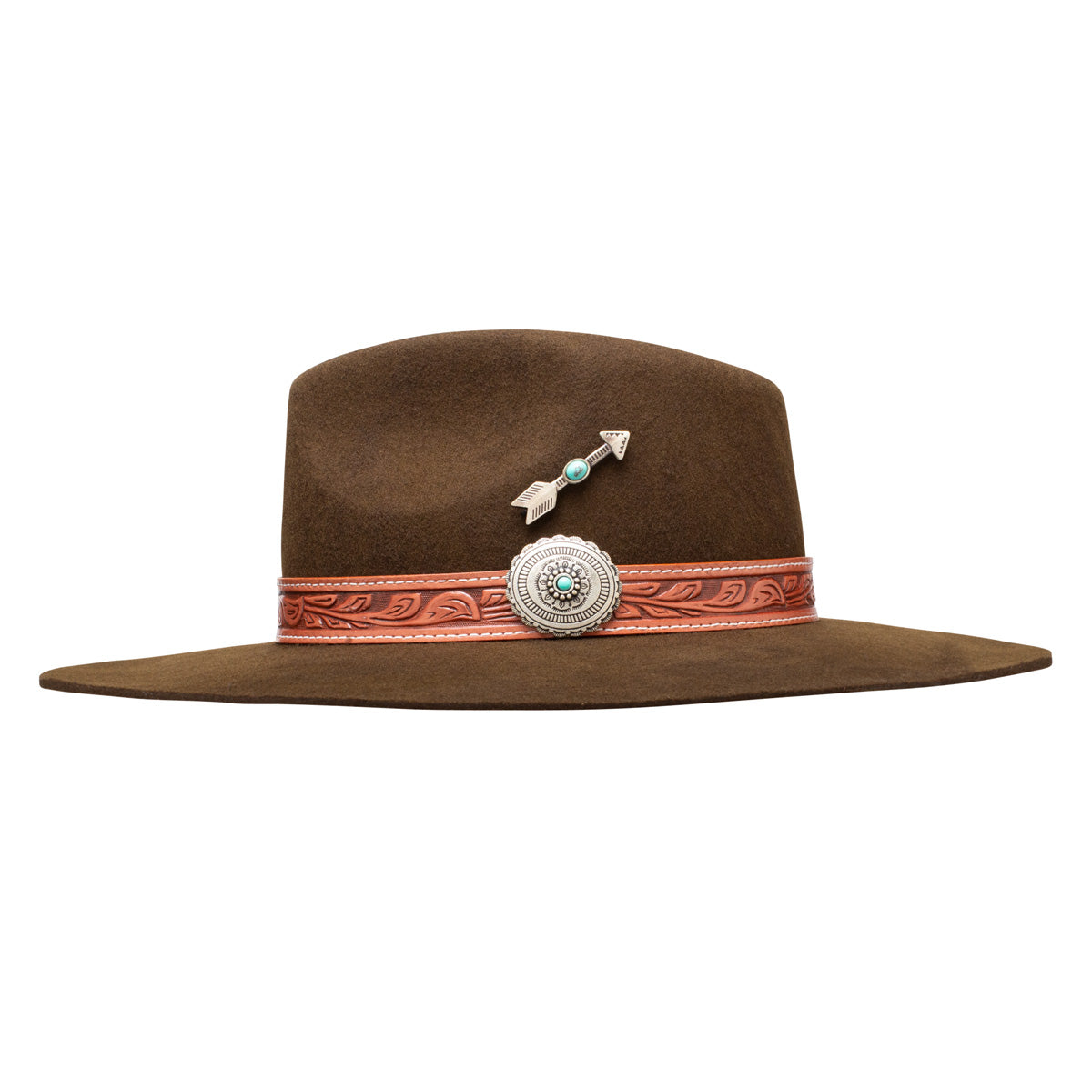 Charlie 1 Horse White Sands Chocolate Wool Hat