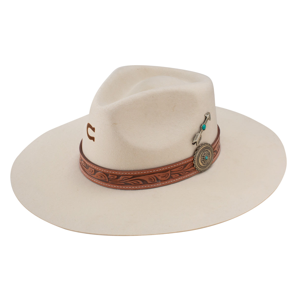 Charlie 1 Horse White Sands Ivory Wool Hat