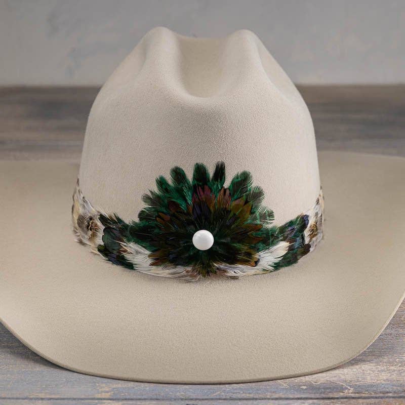 Royal Crest Feather HatBand