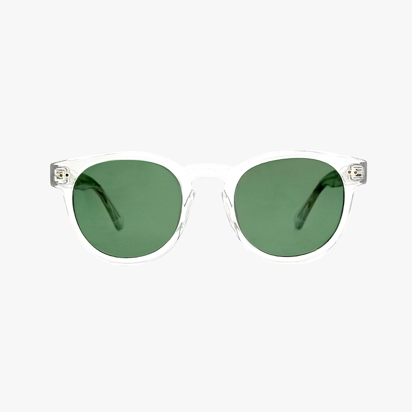 ALEX CRYSTAL Polarized Round Fashion Sunglasses