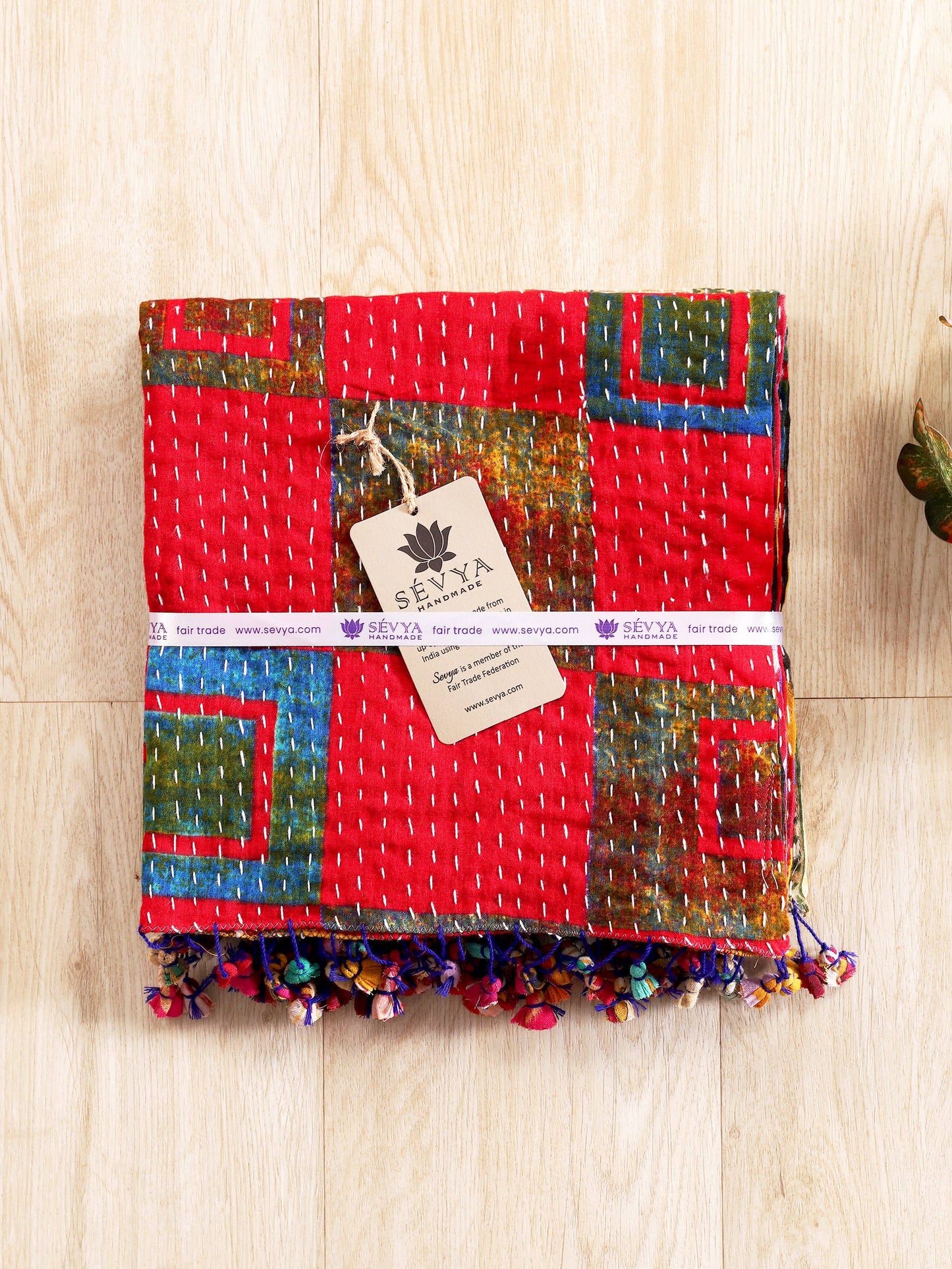 Cotton Kantha Scarves