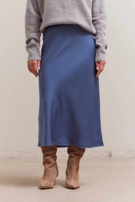 Blue Dusk Slip Skirt