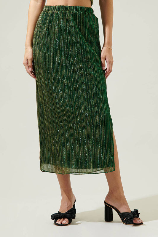 Emerald Senoviah Shinny Skirt