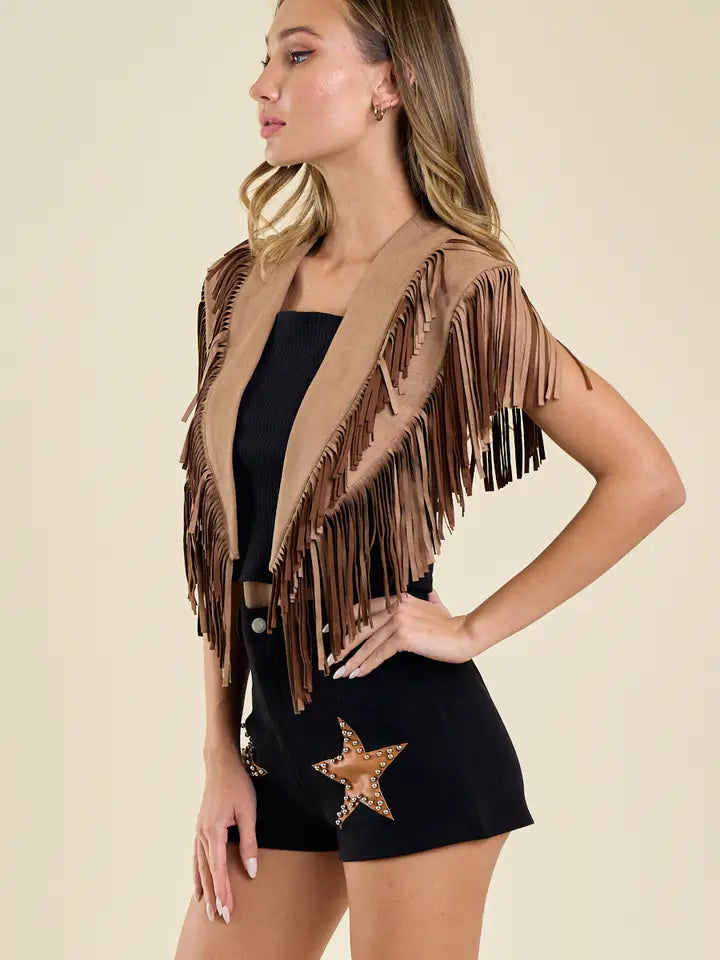Tan Western Shrug